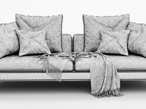 bb italia michel 2 seater 3D Модель