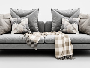 bb italia michel 2 seater 3D Модель