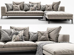 set divani bb italia michel Modello 3D