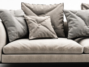 bb italia michel sofa set 3D Model