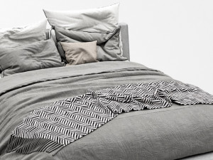 bb italia charles bed Modèle 3D