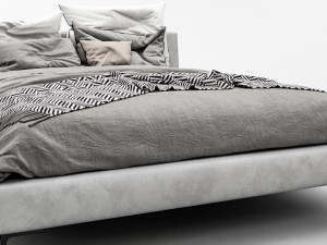 bb italia charles bed Modèle 3D