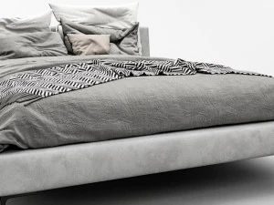 bb italia charles bed 3D Model