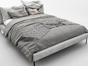 bb italia charles bed Modèle 3D