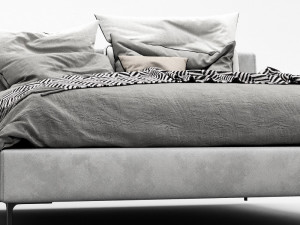 bb italia charles bed Modèle 3D