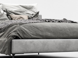 bb italia charles bed Modèle 3D