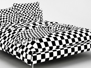 bb italia charles bed Modèle 3D