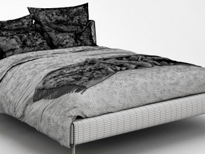 bb italia charles bed Modèle 3D
