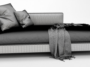 molteni lucas chaise lounge 3D 模型