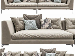 bebitalia charles sofa 3D Model