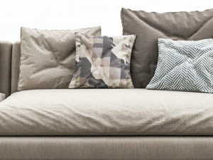 bebitalia charles sofa Modello 3D