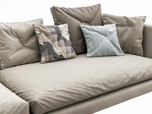 bebitalia charles sofa Modello 3D
