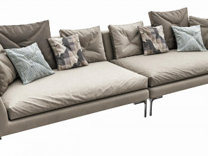 bebitalia charles sofa Modello 3D