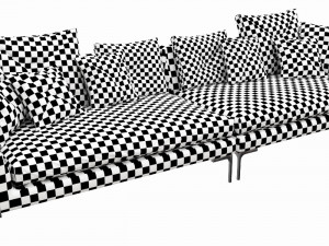 bebitalia charles sofa Modello 3D