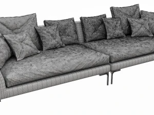 bebitalia charles sofa 3D Model