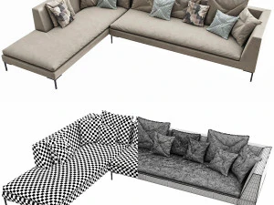 bebitalia charles sofa 2 3D Model