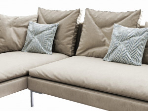 bebitalia charles sofa 2 Model 3D