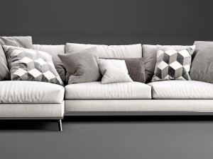 boconcept fargo chaise lounge 3D Модель