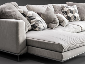 boconcept fargo chaise lounge 3D Модель
