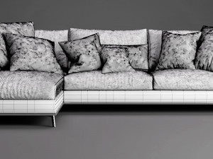 boconcept fargo chaise lounge 3D Модель