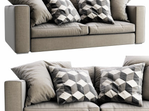 boconcept cenova 2 seater 3D 模型