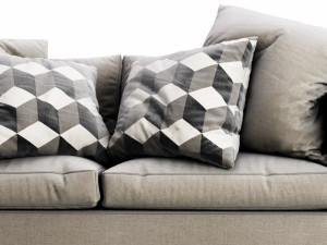 boconcept cenova 2 seater 3D 模型