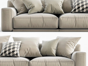 poliform paris seoul 3 seater 3D Модель