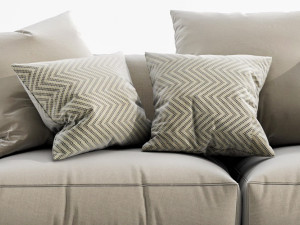 poliform paris seoul 3 seater 3D Модель
