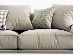 poliform paris seoul 3 seater 3D Модель