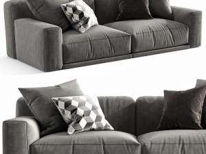 poliform paris seoul 3 seater 3D मॉडल