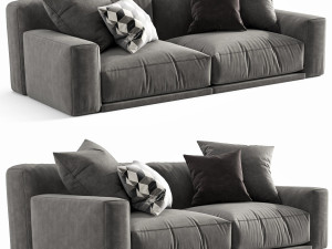 poliform paris seoul 3 seater 3D मॉडल