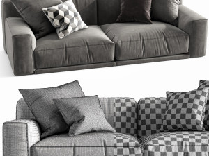 poliform paris seoul 3 seater 3D मॉडल