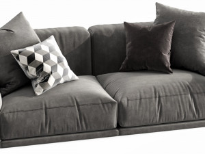 poliform paris seoul 3 seater 3D मॉडल