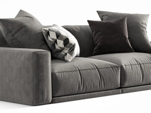 poliform paris seoul 3 seater 3D मॉडल