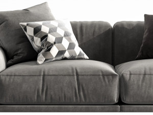 poliform paris seoul 3 seater 3D मॉडल