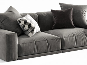poliform paris seoul 3 seater 3D मॉडल