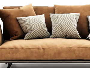 flexform evergreen chaise lounge 3D Model