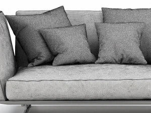 flexform evergreen chaise lounge 3D Model