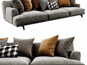 poliform tribeca 3 seater 3D Model