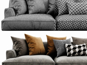 poliform tribeca 3 seater 3D Model
