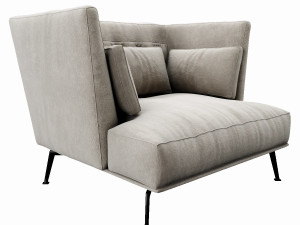 max divani giselle Modelo 3D