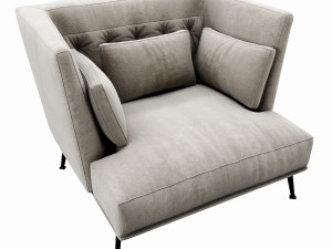 max divani giselle Modelo 3D