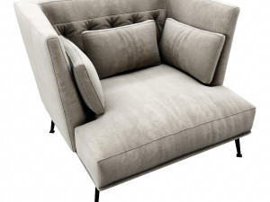 max divani giselle Modelo 3D