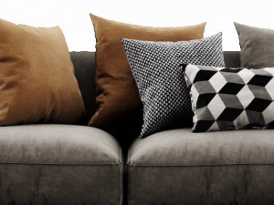 poliform tribeca chaise lounge 3D 모델