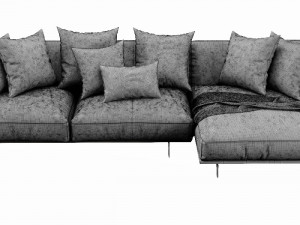 poliform tribeca chaise lounge 3D 모델