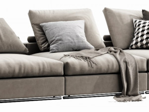 flexform groundpiece Modelo 3D