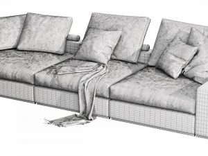 pezzo di base flexform Modello 3D