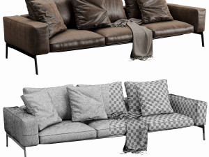 flexform lifesteel Modelo 3D