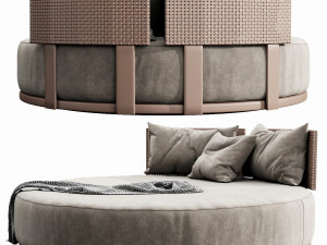 skyline windsor daybed carbon 3D Modell