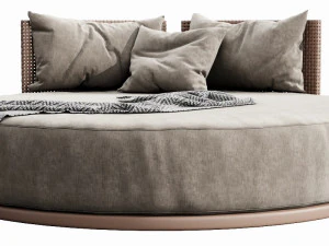 skyline windsor daybed carbon 3D Model